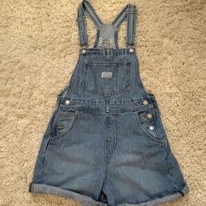 Levi's Blue Denim Overalls